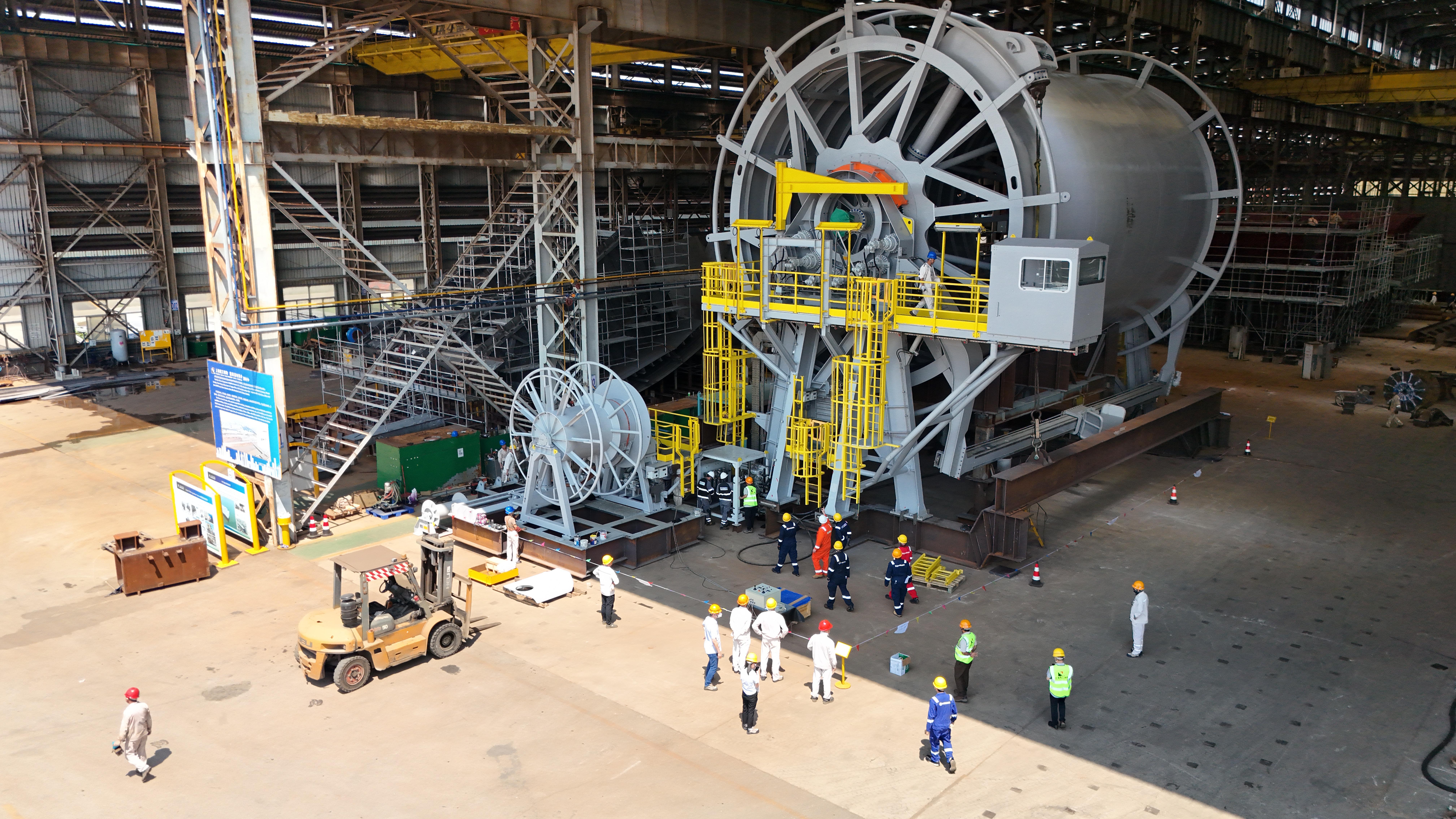 上海建工钢构FPSO艏艉卸载设备整体模块首批交付